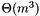 $ \Theta(m^3) $