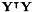 $ \mathbf{Y}^\intercal \mathbf{Y} $