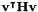 $ \mathbf{v}^\intercal \mathbf{H} \mathbf{v} $