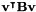 $ \mathbf{v}^\intercal \mathbf{B} \mathbf{v} $